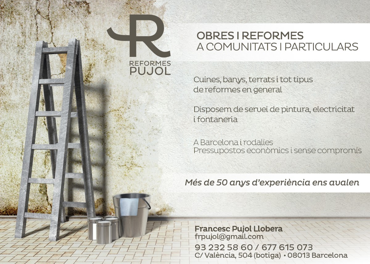 OBRAS Y REPARACIONES PUJOL. en Barcelona, Catalunya - Albañil